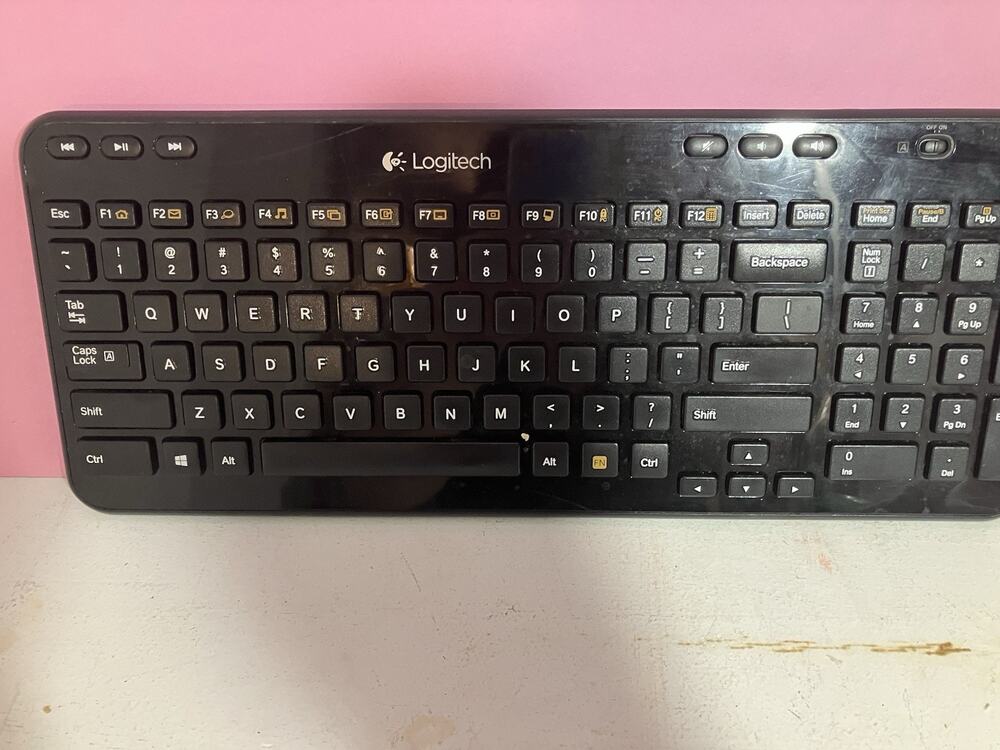 Logitech K360 Wireless Compact Black Keyboard Y-R0017 with USB Unifying Receiver